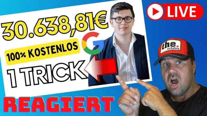 Verdiene 30.638,81€ mit diesem Google TRICK (100% kostenlos) Geld verdienen als Anfänger [Reaction]