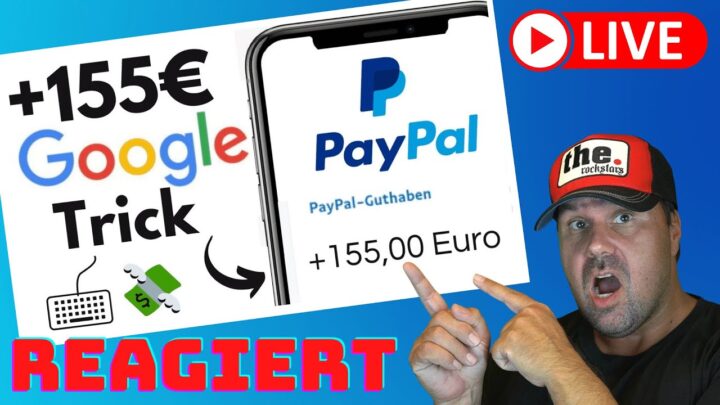 Verdiene 155€ mit diesem Google TRICK (100% kostenlos) Online Geld verdienen als Anfänger [Reaction]