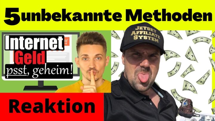 Geld verdienen im Internet: 5 unbekannte Methoden – hast du noch nie gehört! [Michael Reagiertauf]