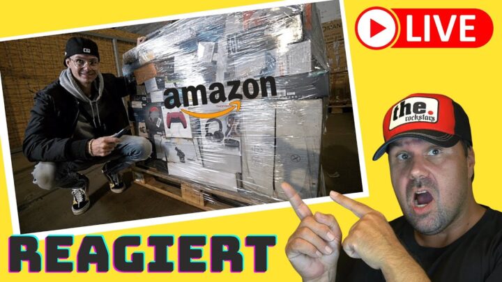 Ich habe eine AMAZON RETOUREN Palette gekauft... (UNBOXING) [Reaction]