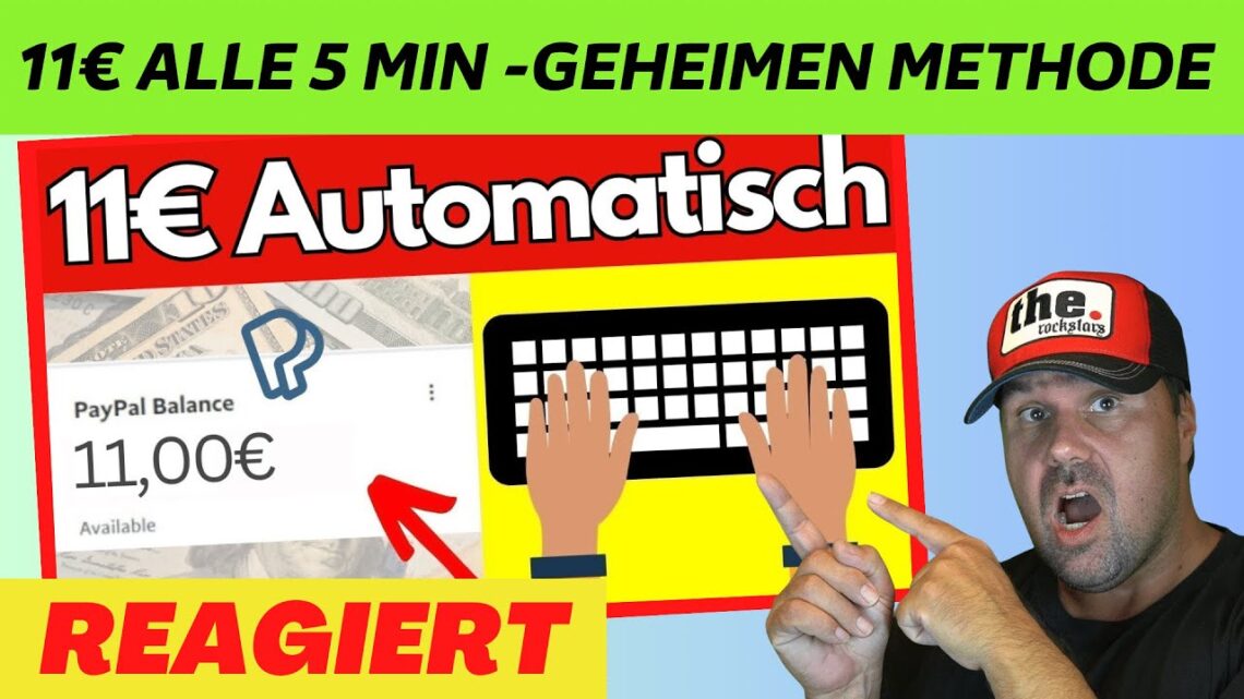 11€ ALLE 5 MINUTEN mit dieser geheimen Methode! Geld verdienen für Anfänger  | Michael reagiert